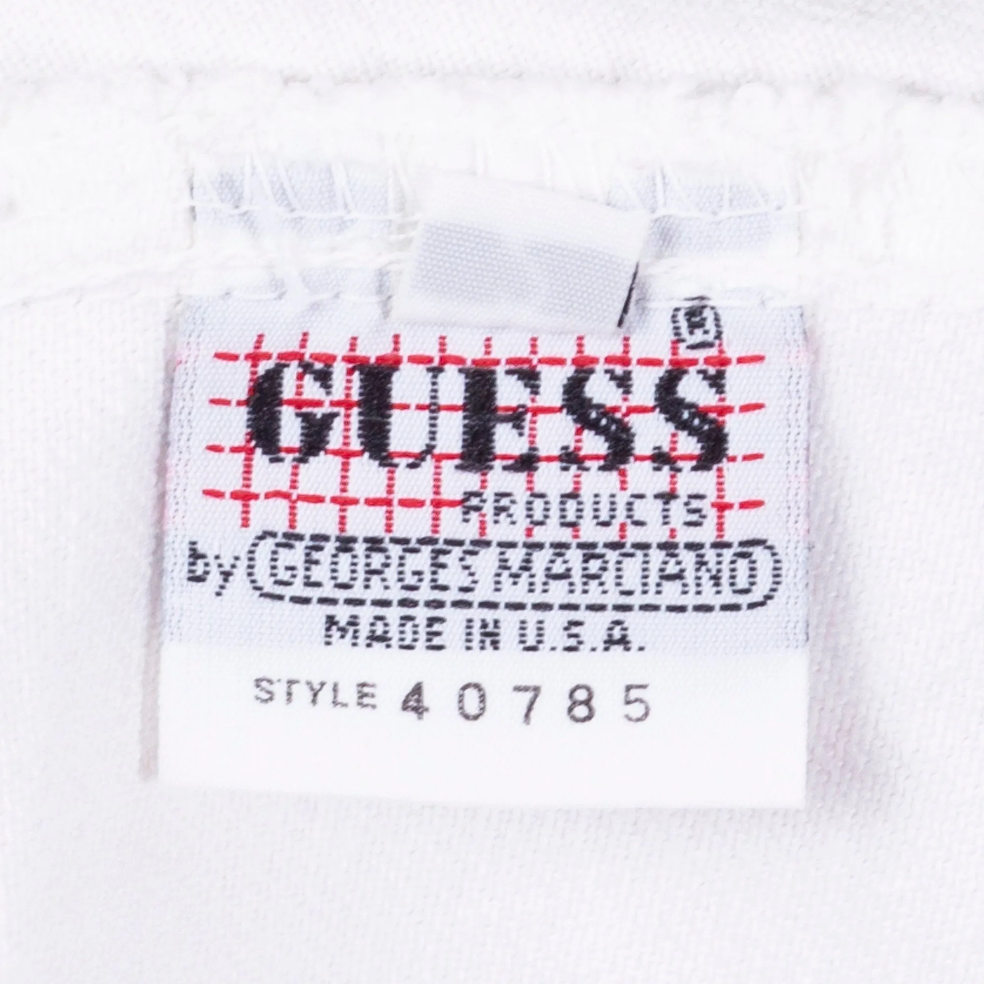90s Guess White Denim Overall Shorts - Extra Small
