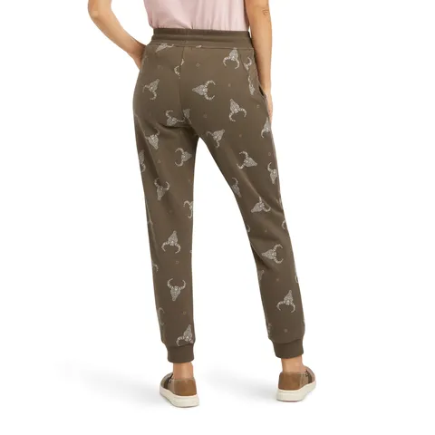 Ariat Women's Weekend Warrior Ranch N Chill Jogger Multi Print Sweatpants 10037287