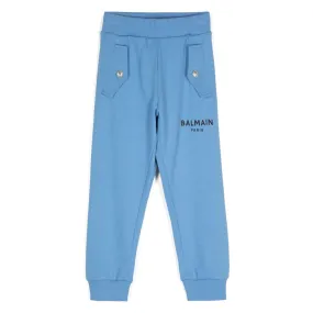 Balmain Kids Logo Print Trousers