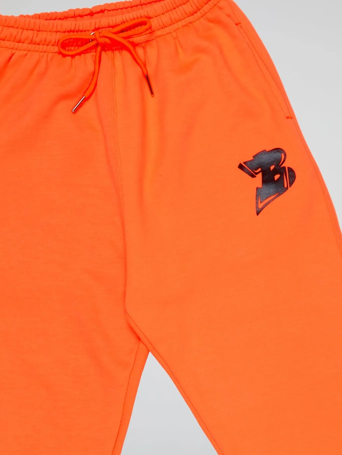 Bhype Society - Neon Orange Pants Bhype Logo Essentials