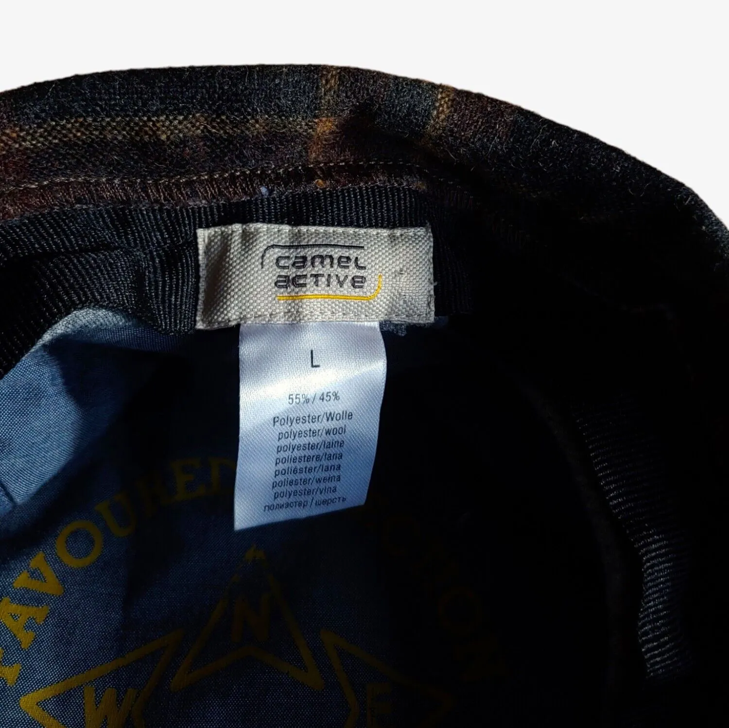 Camel Active Flat Cap With Fold Away Ear Muffs