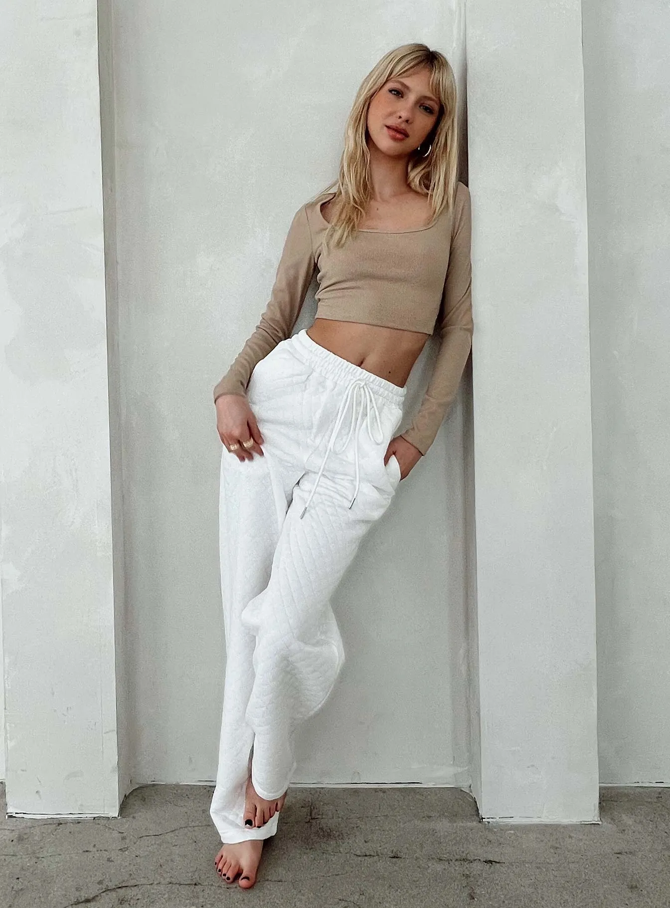 Connell Pants White