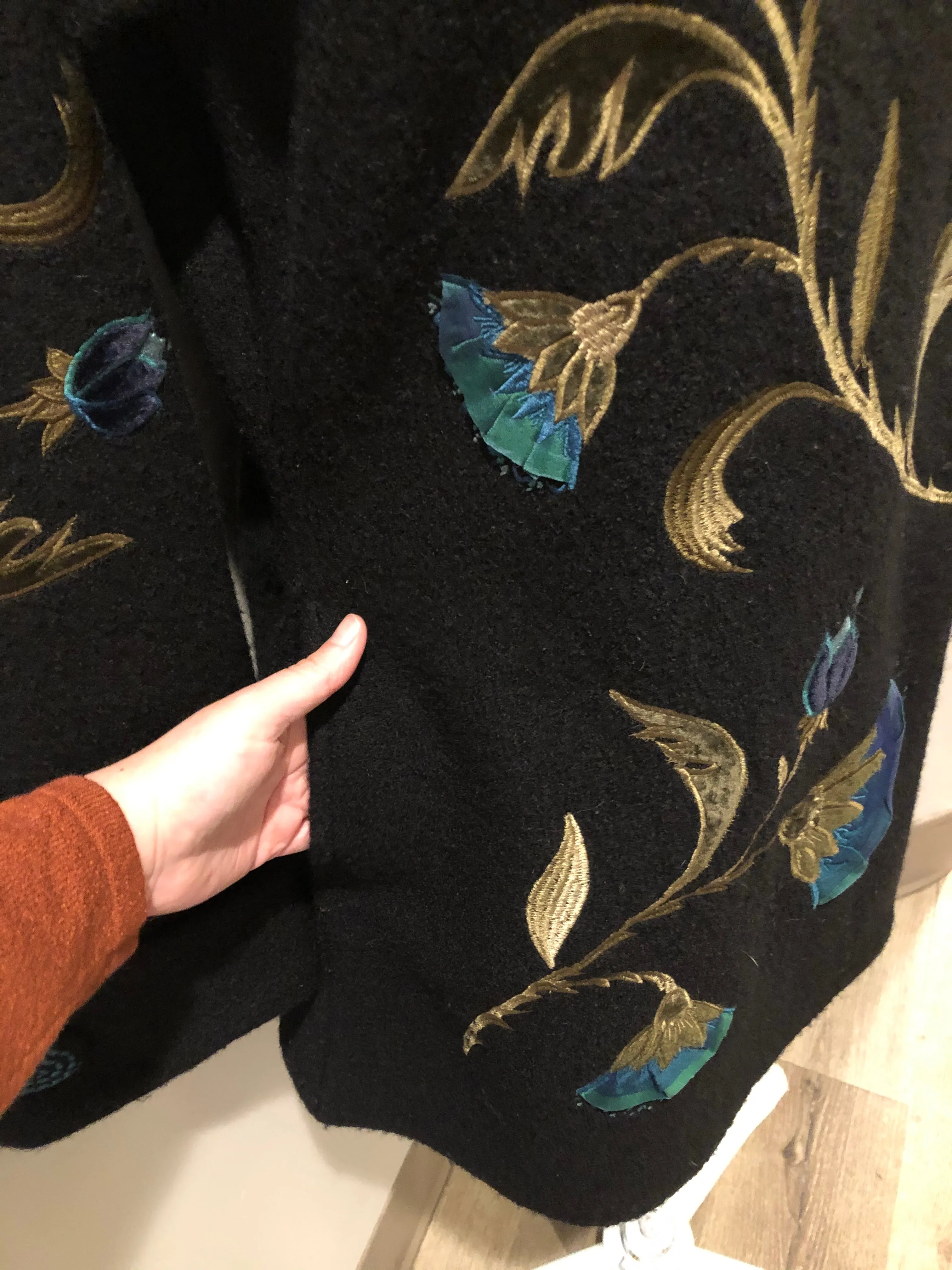 CoVelo Clothing Black Wool Jacket, SOLD