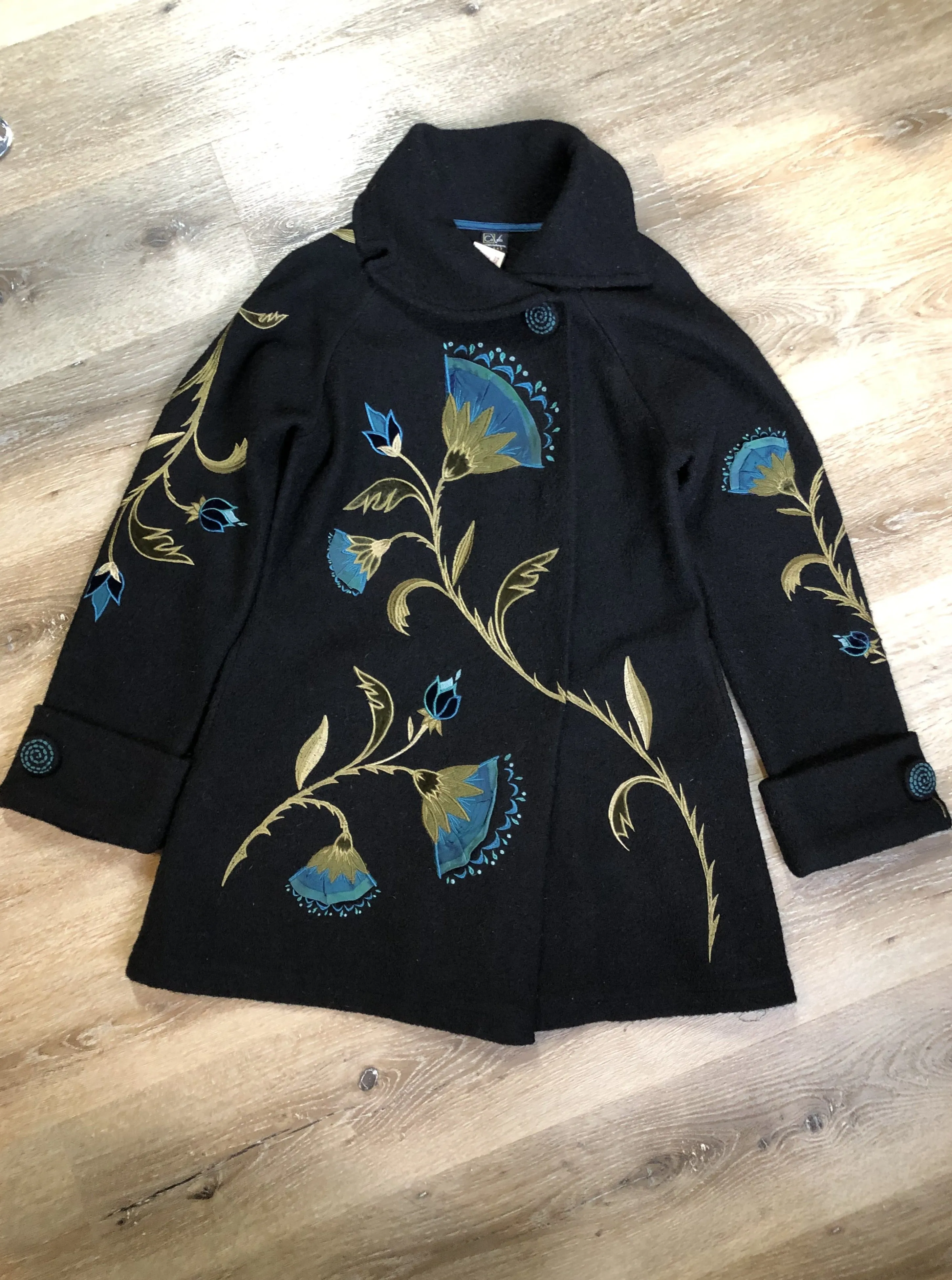 CoVelo Clothing Black Wool Jacket, SOLD
