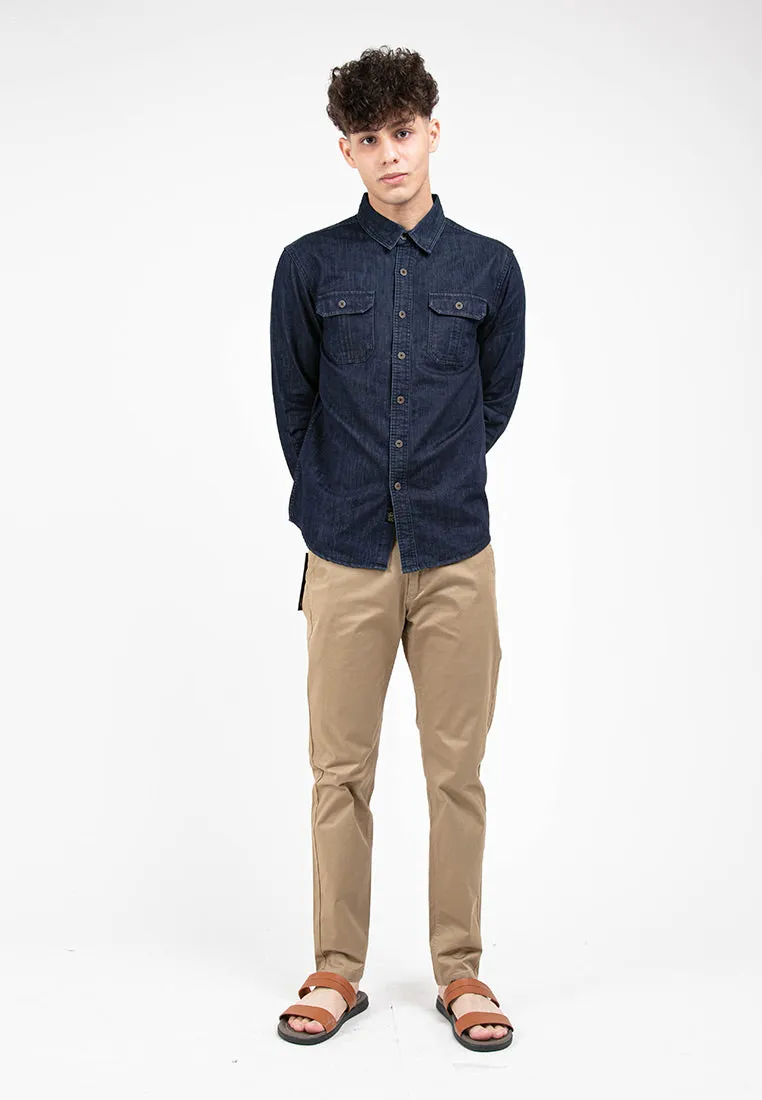 Forest Stretchable Slim Fit Cotton Pants Trousers Men Chinos Pant | Seluar Lelaki - 610210