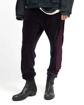 FW15 Tailored Sweatpants in Purple Velvet
