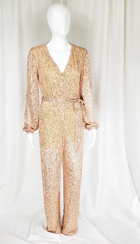 Gold Sequin Romper
