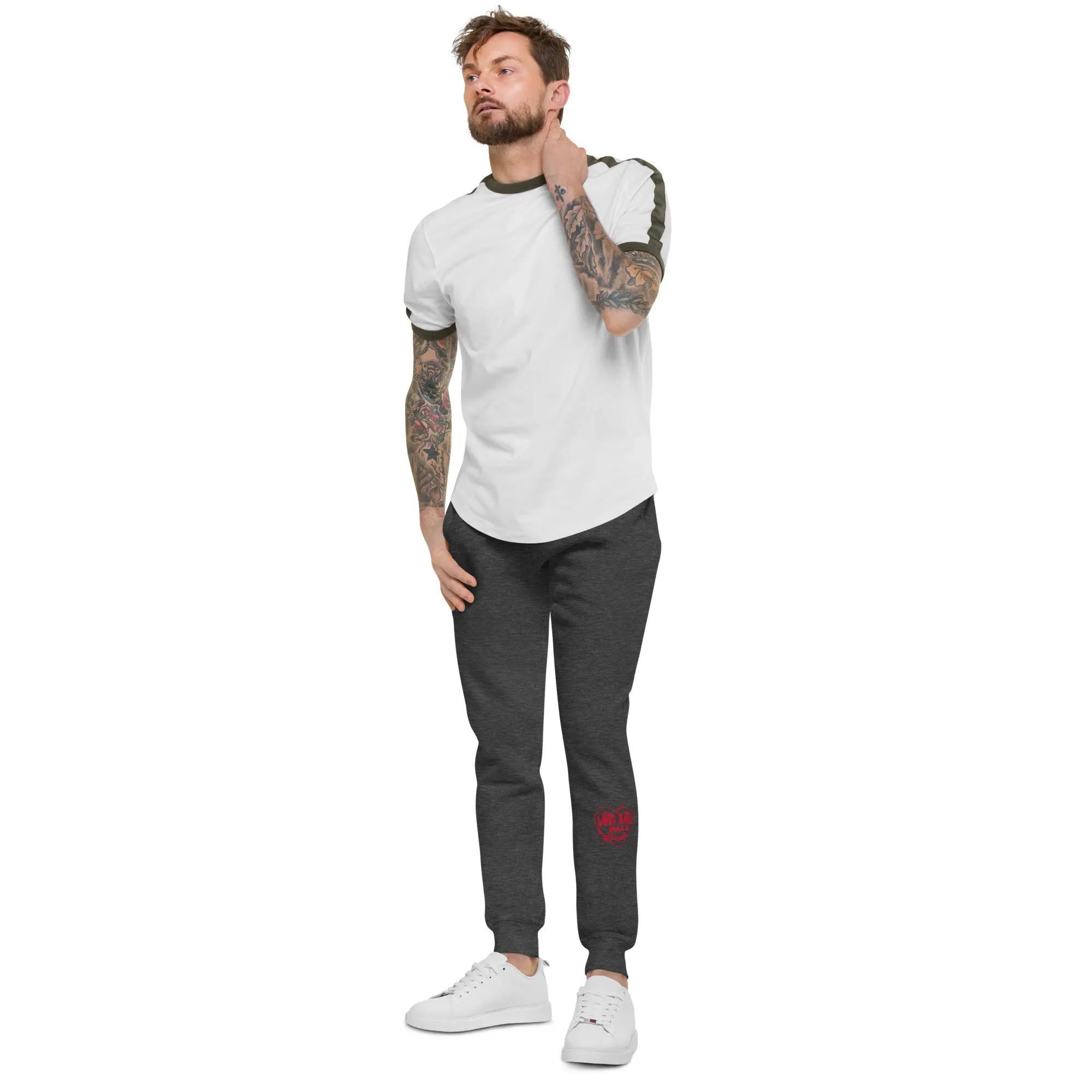 Love is only a Feeling Unisex fleece sweatpants