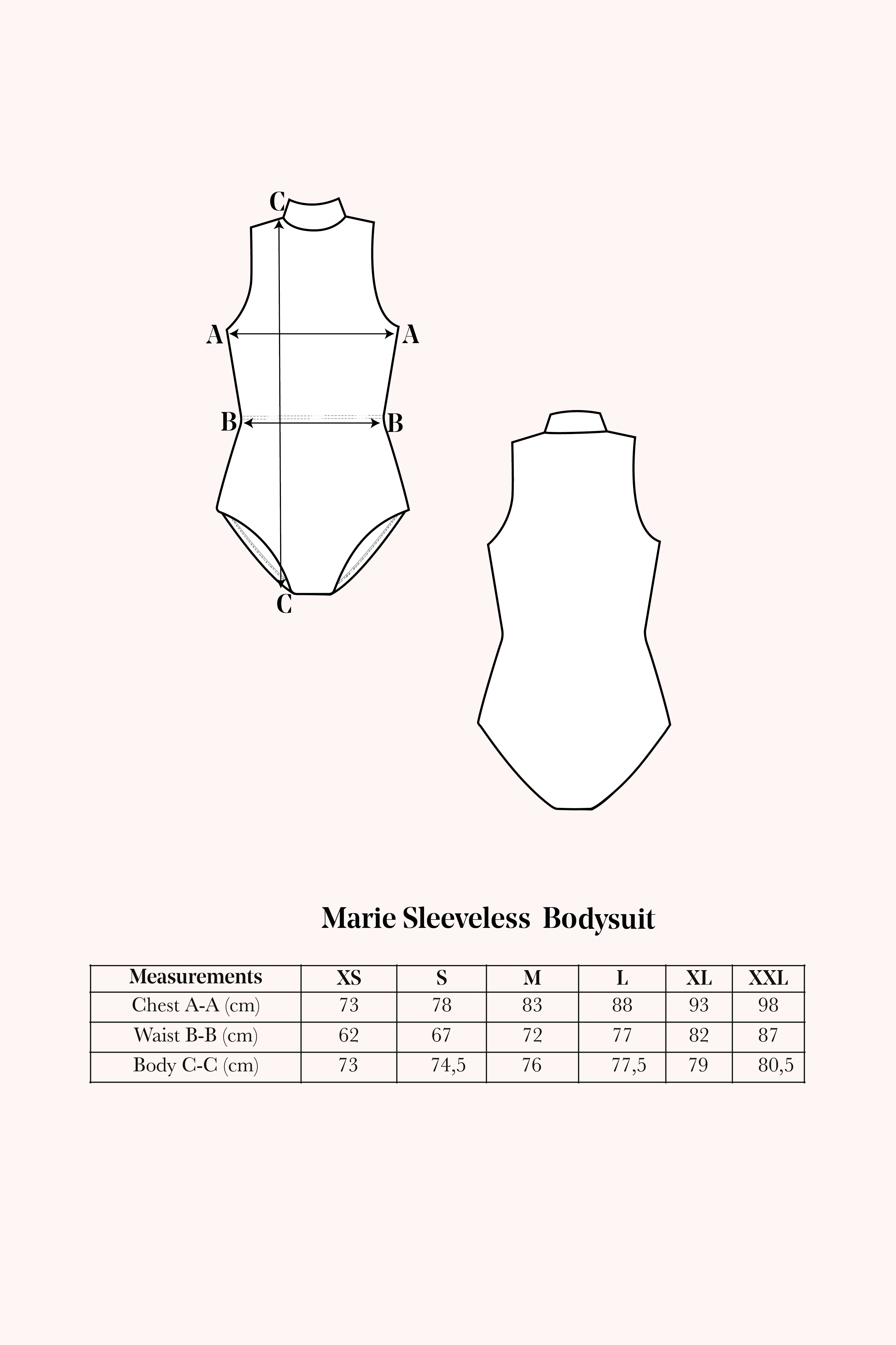 Marie Sleeveless Bodysuit