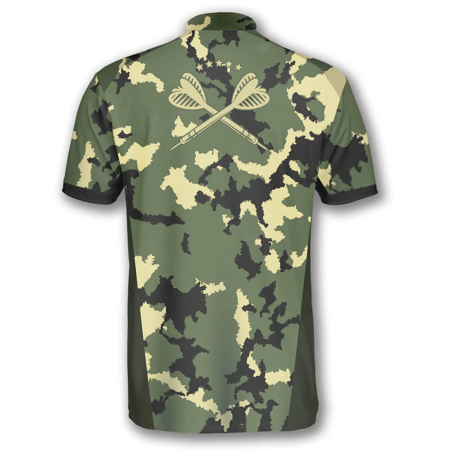 Military Print Custom Darts Jerseys for Men, Gift for Dart Lovers, Dart Team Jersey Shirt