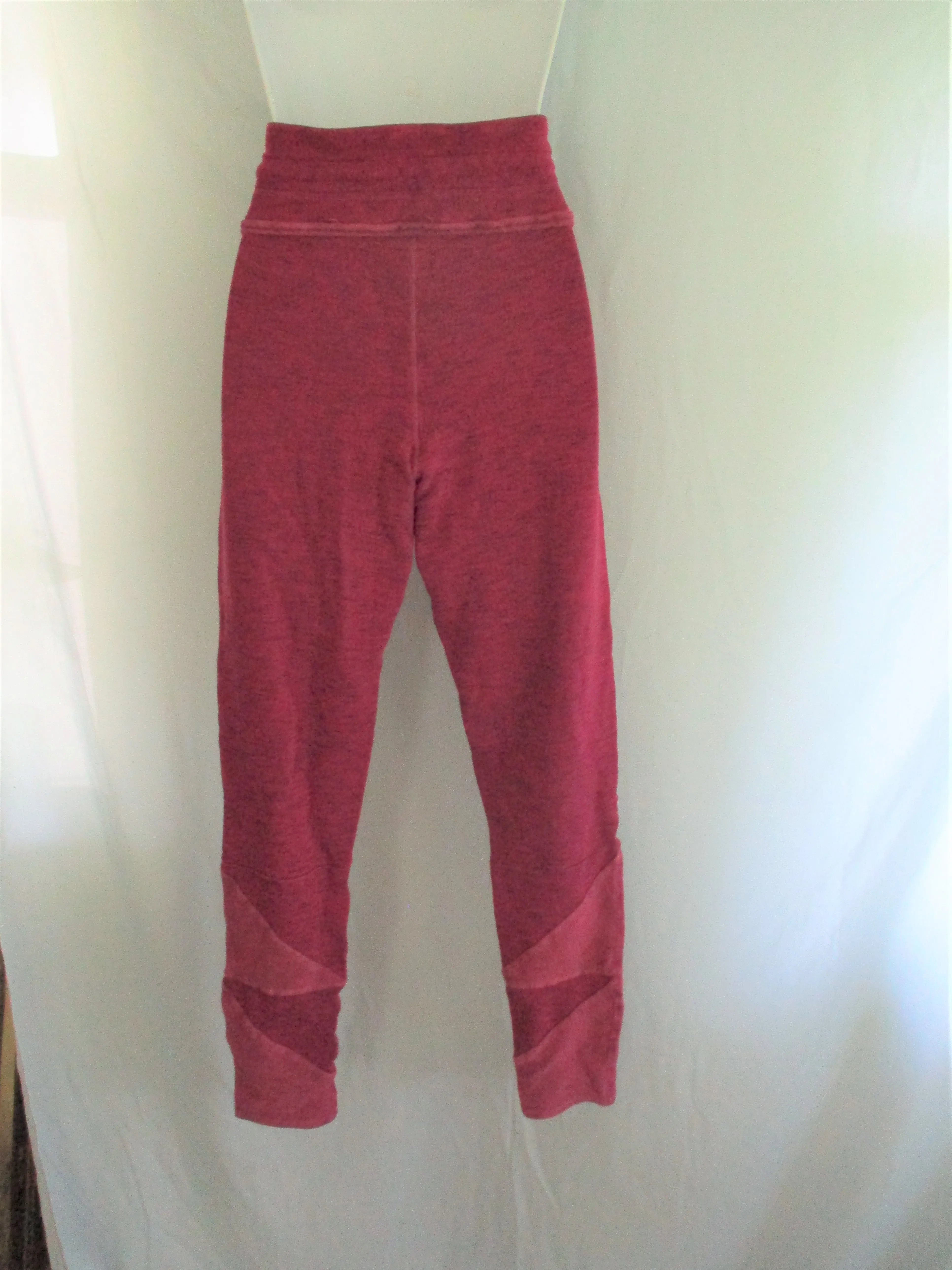 NEW Free People FP MOVEMENT KYOTO Drawstring Sweatpant Yoga Pant Athletic Lounge Jogger M Pockets RED