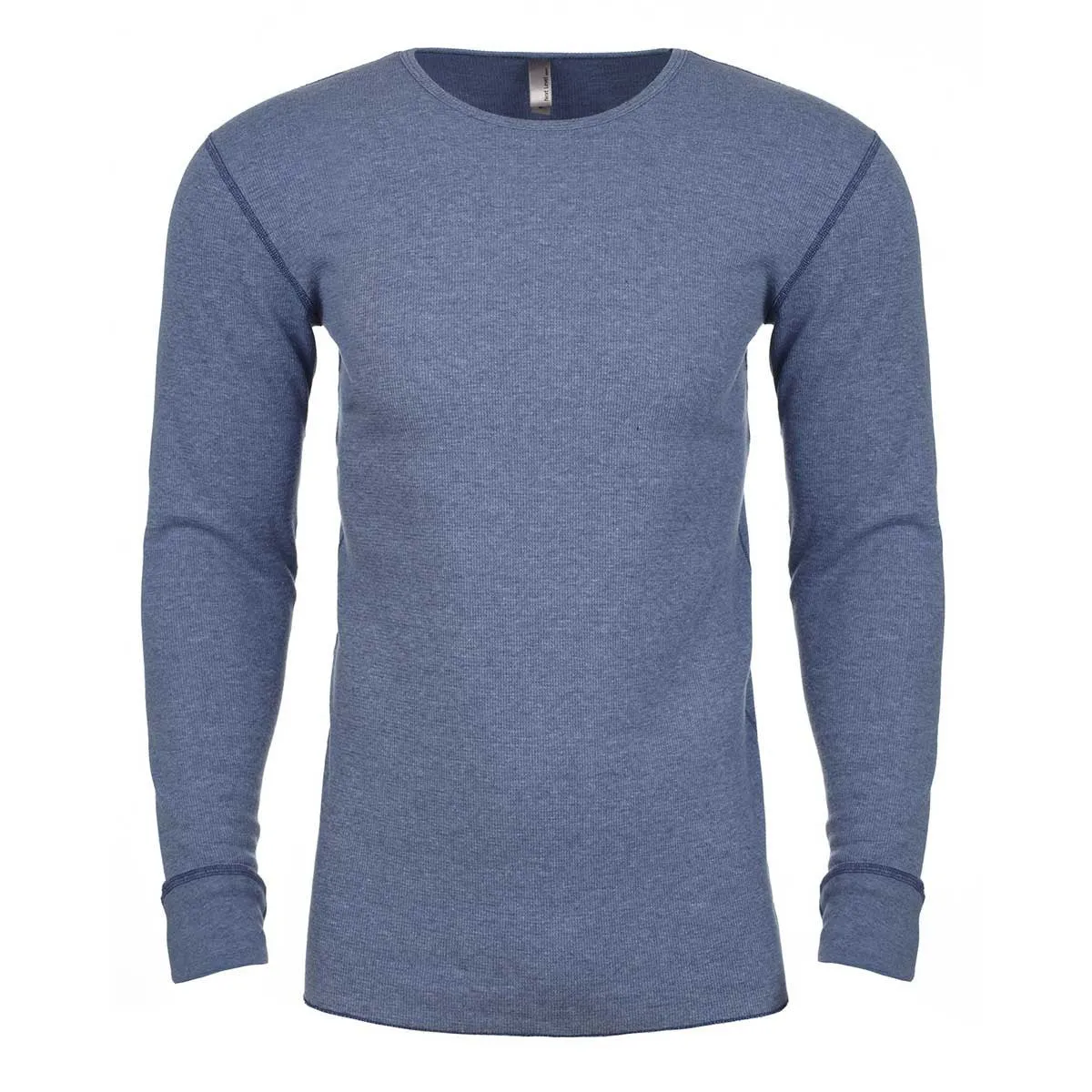Next level Men's Heather Blue Blended Thermal Tee