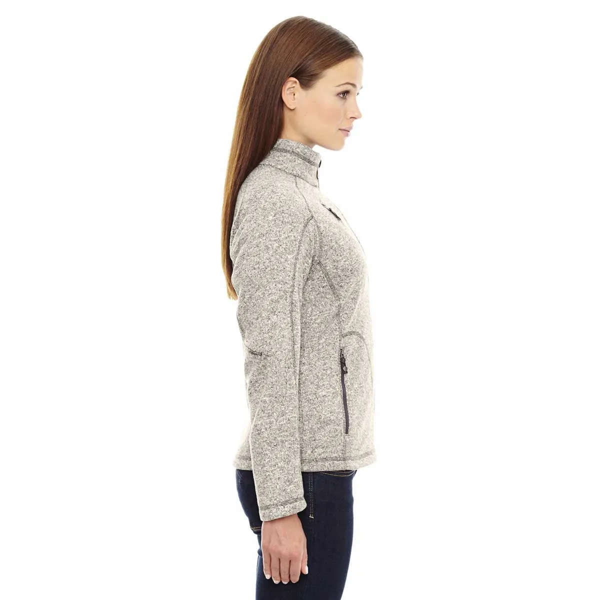 North End Women's Light Heather Peak Jacket