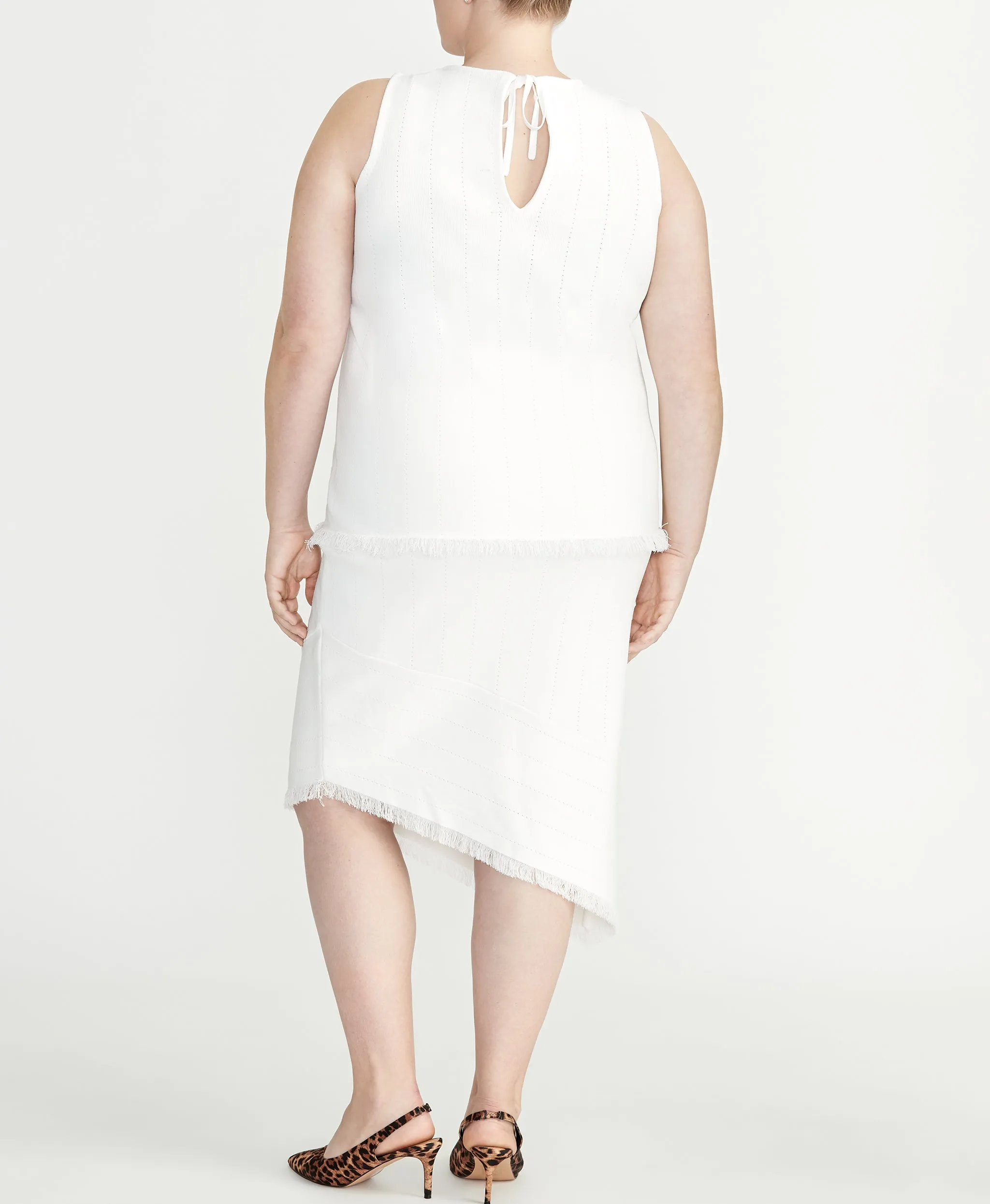 Pointelle Tie Tank
