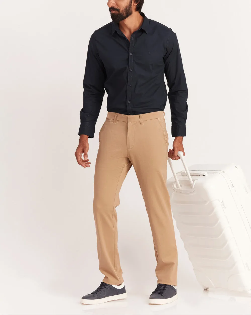 Regular Fit Urban Chinos - Camel Brown