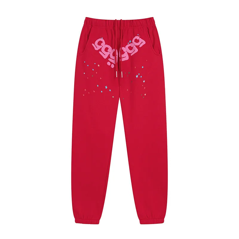 Sp5der Sweatpants Men's and Women's Same Fashion All-Matching