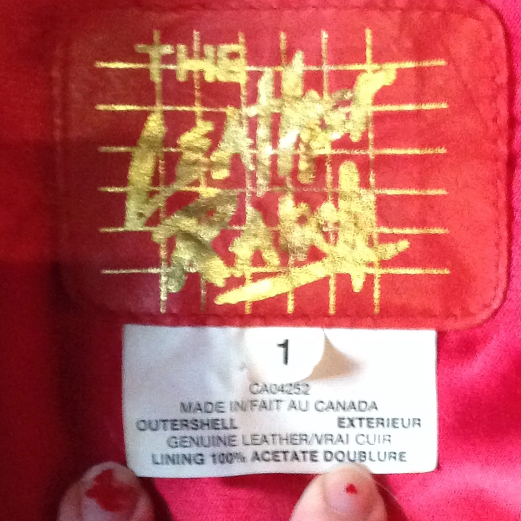 Vintage The Leather Ranch Red Fringe Leather Jacket, Made in Canada, SOLD