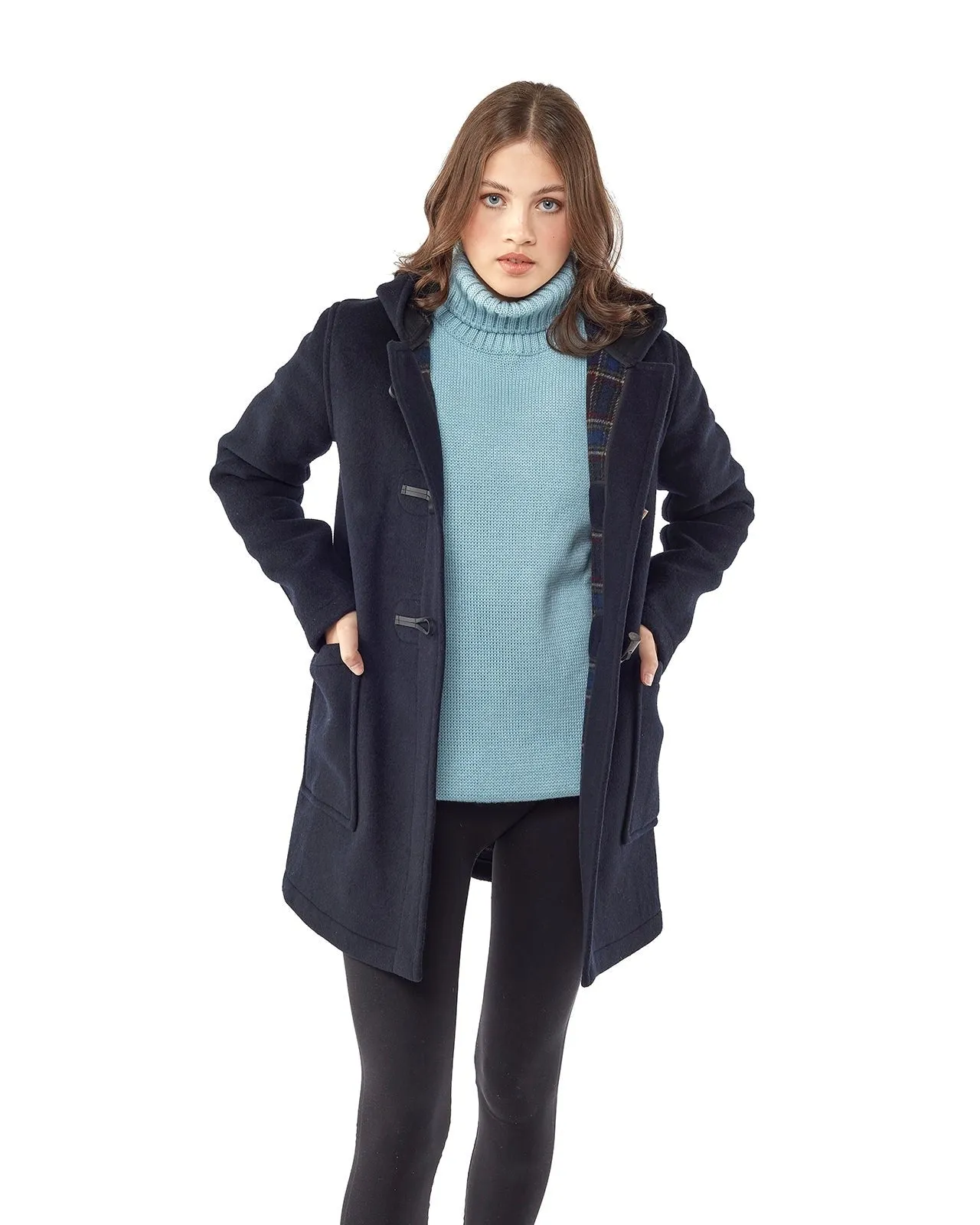 Women's Abberley Simple Fit Duffle Coat - Navy