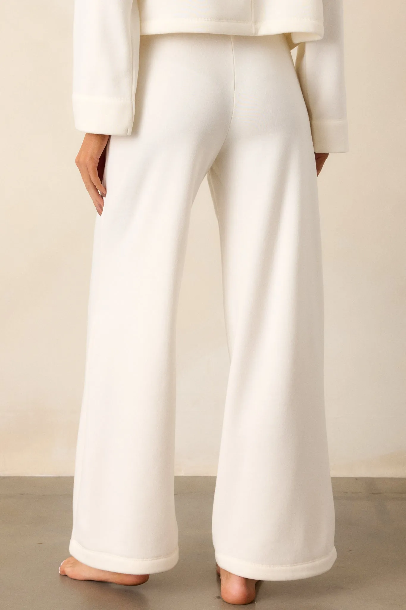 Z Supply Feeling The Moment Sea Salt Ivory Sweatpant